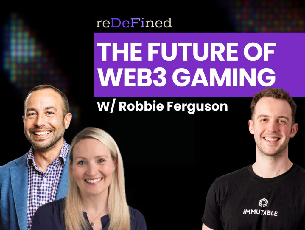 the future of web 3 gaming with photos of jeremy, megan, and robbie ferguson